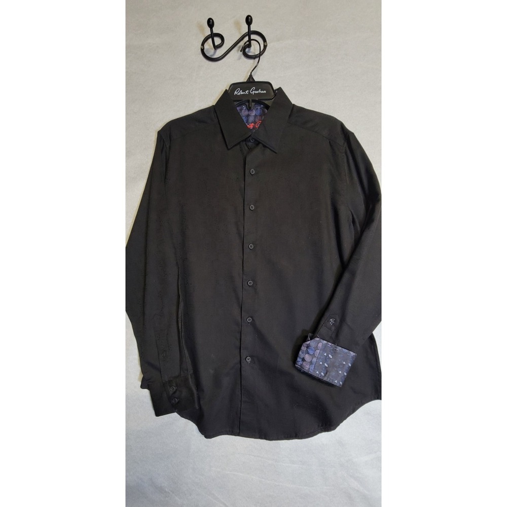 Black Robert Graham Button Down Shirt